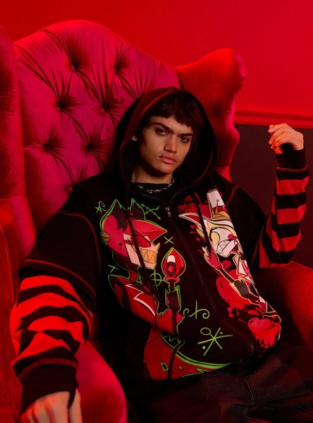 Hazbin Hotel Alastor VS. Lucifer Twofer Hoodie