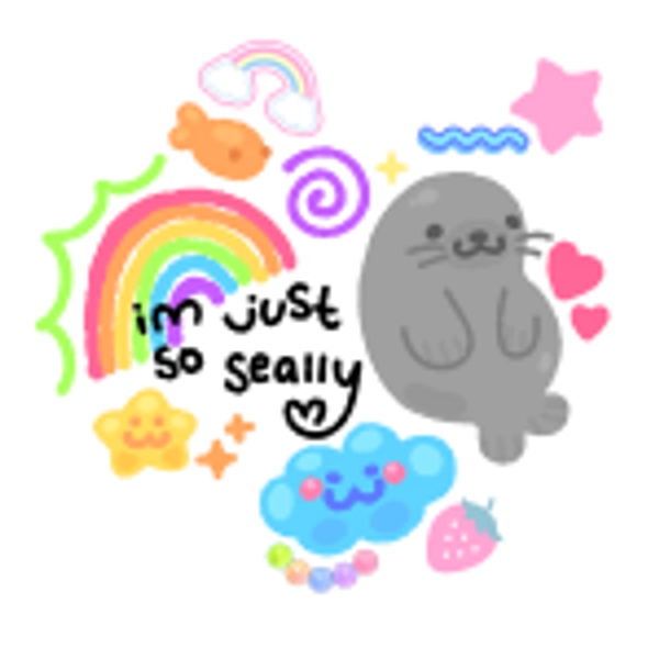 💙 i'm just so seally - TOTE BAG by Prism - ACGGOODS