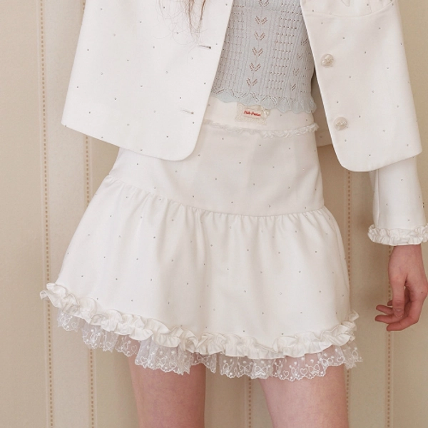 쎄무아듀(CEST MOIDEW) Cest_Diamond ruffle layered skirt - 사이즈 & 후기 | 무신사