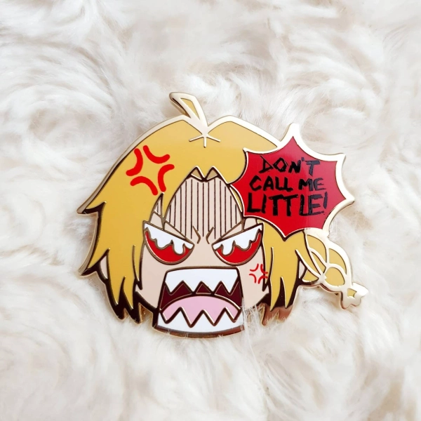 Angry Edward Elric Enamel Pin