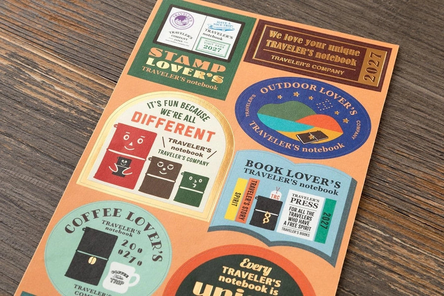 **TRAVELER'S COMPANY - 2027 Diary - Customised Sticker - PRE ORDER Due late Oct