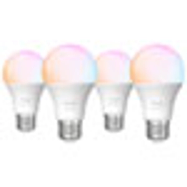 Philips Hue Essential A19 Smart LED Light Bulbs - 4 Pack - White & Colour Ambiance - Best Buy Exclusive