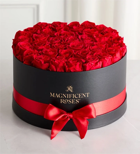 Magnificent Roses Preserved Red Roses
