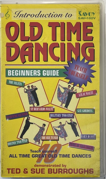 Introduction to Old Time Dancing VHS Ted Sue Burroughs Beginners Guide Vintage