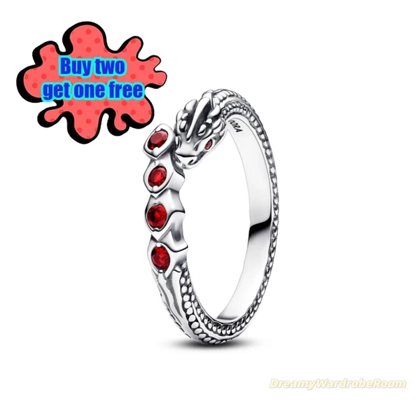 Game of Thrones - Silver Dragon Ring
