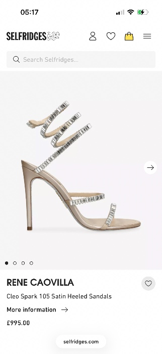 René Caovilla Cleo Spark Sandals