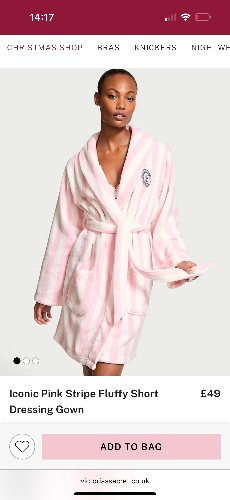 Victoria secrets robe 