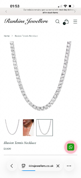 Diamond 💎 Tennis Necklace 