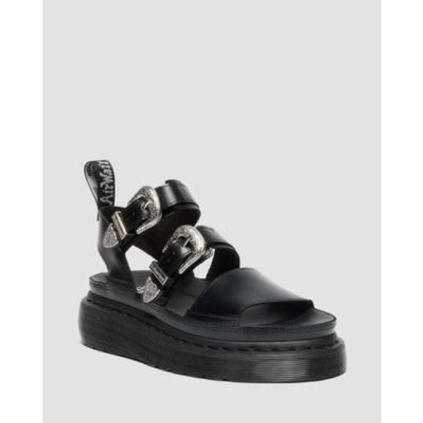 Dr Martens Gryphon Quad Buckle Atlas Black Unisex Size 4