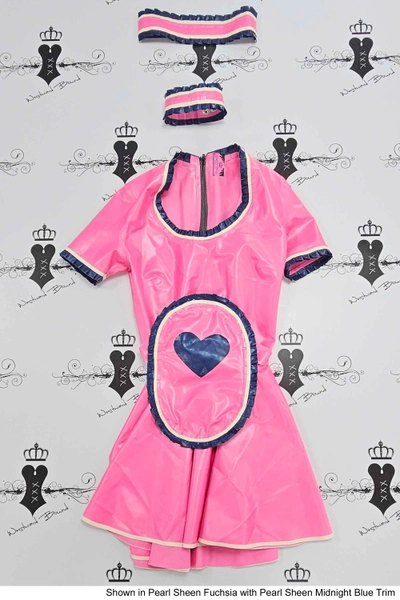 R1031 Heart Maid's Uniform. Sizes still available: UK 08