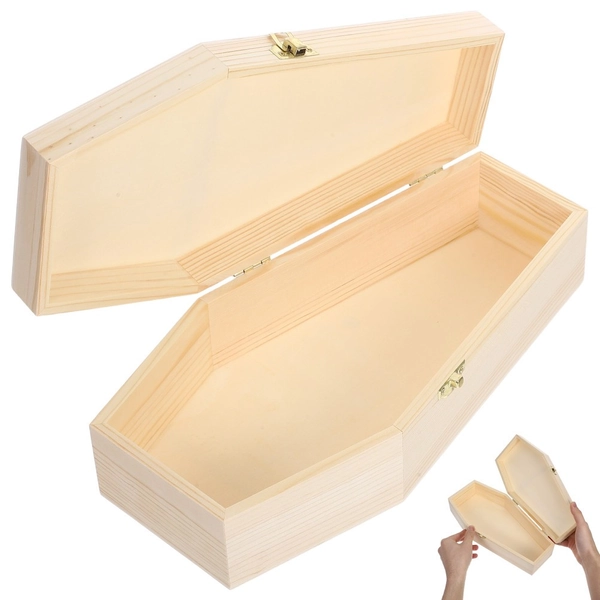 Wooden Coffin Box
