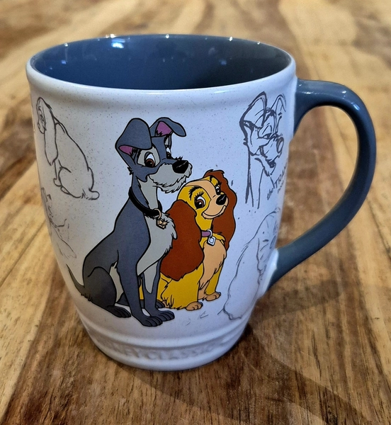 Walt Disney World • Art Of Animation • Lady And The Tramp Sketch Mug • Rare