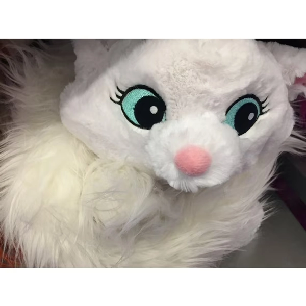 disney parks aristocats marie 12" long tail scarf plush new with tags