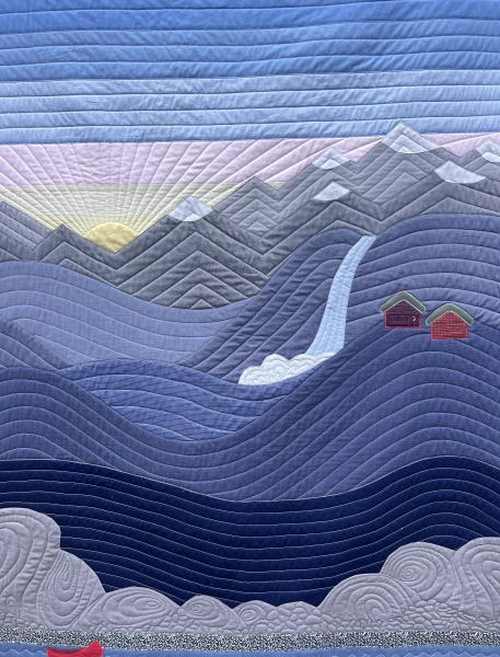 On request Patchwork Quilt Fjord Life 150x210 cm