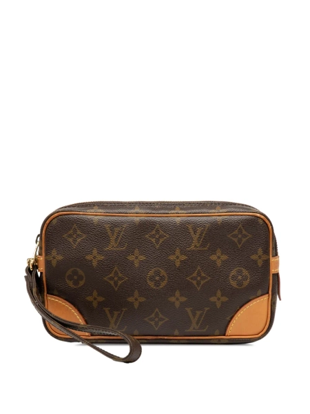 Louis Vuitton Pre-Owned 1994 Monogram Marly Dragonne PM clutch bag - Brown