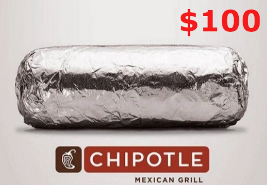 Chipotle $100 Gift Card US