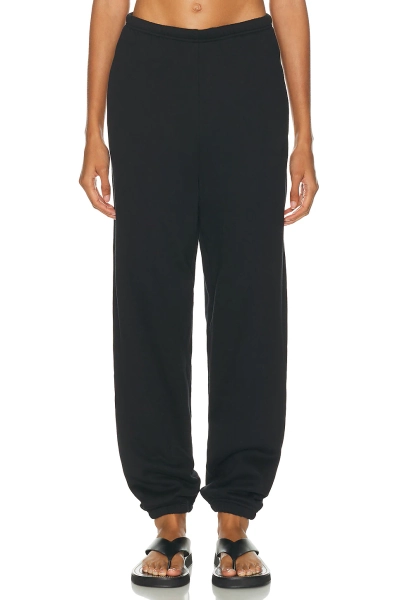 SKIMS Cotton Fleece Classic Jogger in Black