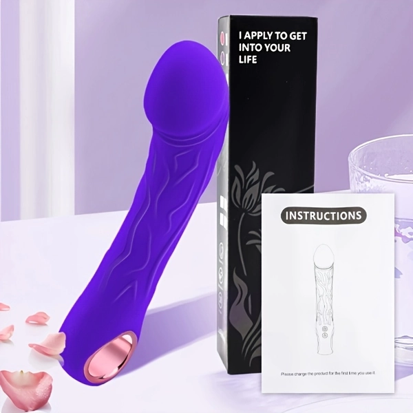 Vibrator, Female Adult Sex Toy, Women's Vibrator, Stick Massager, 10-mode Clitoral Dildo Vibrator, Women's And Couples' Sex Toy, Quiet, Female G-spot Vibrating Sex Toy (classic Purple)