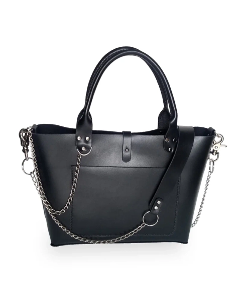 Black Lodge Bag – Twin Peaks Inspired Handcrafted Leather Purse in Black & Red — Clarke & Barba