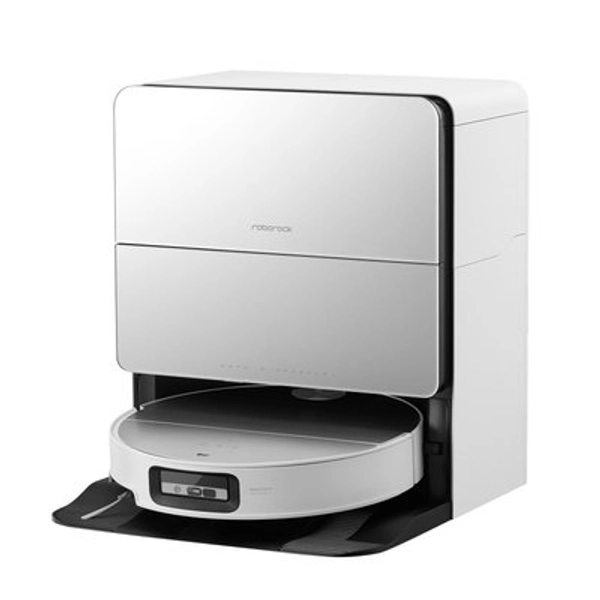 Roborock - Saros 10 Ultra Thin, Self-Lifting Robot Vacuum and Mop , 22,000 Pa Suction Hyper Force and Multi-Fuction Dock - White