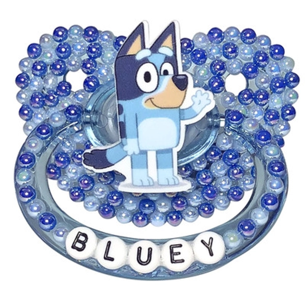 Baby Bear Pacis Adult Pacifier "Bluey" Blue Clear Adult Paci (DDLG/ABDL) | eBay
