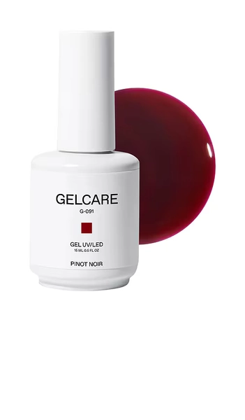 Gelcare Pinot Noir Gel Nail Polish in Red.