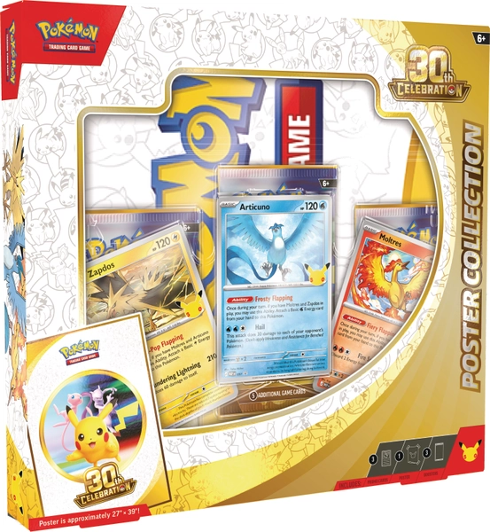 Pokémon TCG: 30th Celebration - Poster collection (julkaisupäivä 16.9.2026)