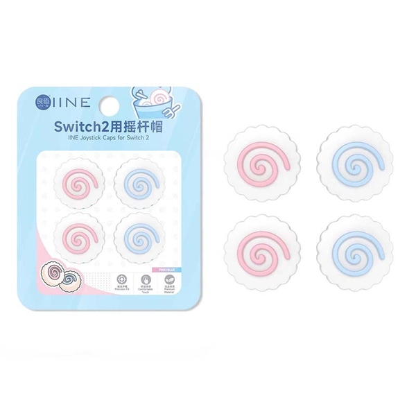 Zelda Switch 2 Joystick Caps Kirby Cat Paws Splatoon Thumb Grips for NS2 - A