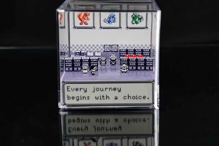 3d Pokémon Cube - Oaks Lab Generation 1 - 3D Pokemon Display - Perfect Gamer Gift - Etsy UK