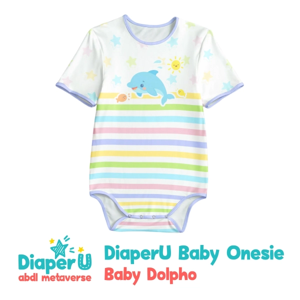 ABDL Adult Baby Onesie - Baby Dolpho
