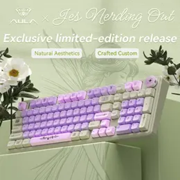 [AULA × Jesnerdingout Co-Designed] Fae Blade silent rose switches
