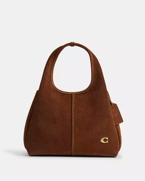 Brass/Warm Brown Lana Shoulder Bag 23