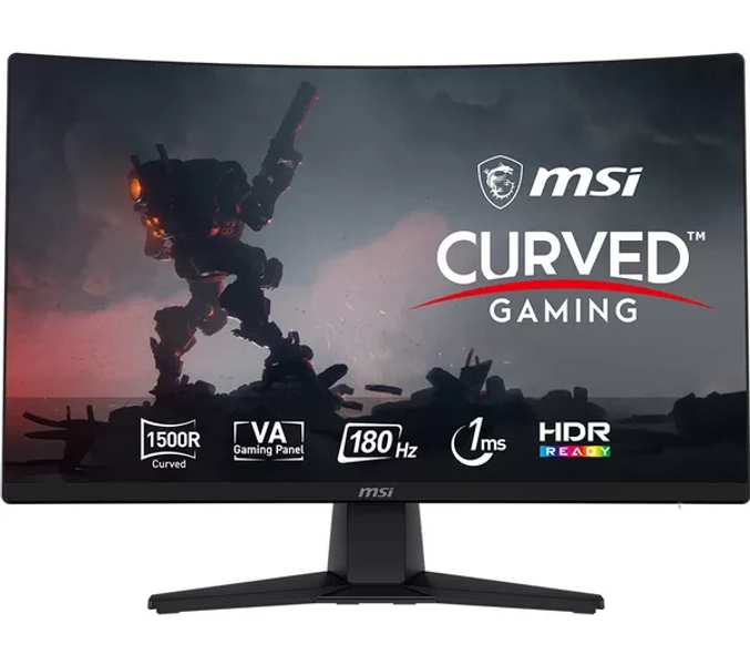 MSI MAG 242C Full HD 24" Curved VA Gaming Monitor - Black