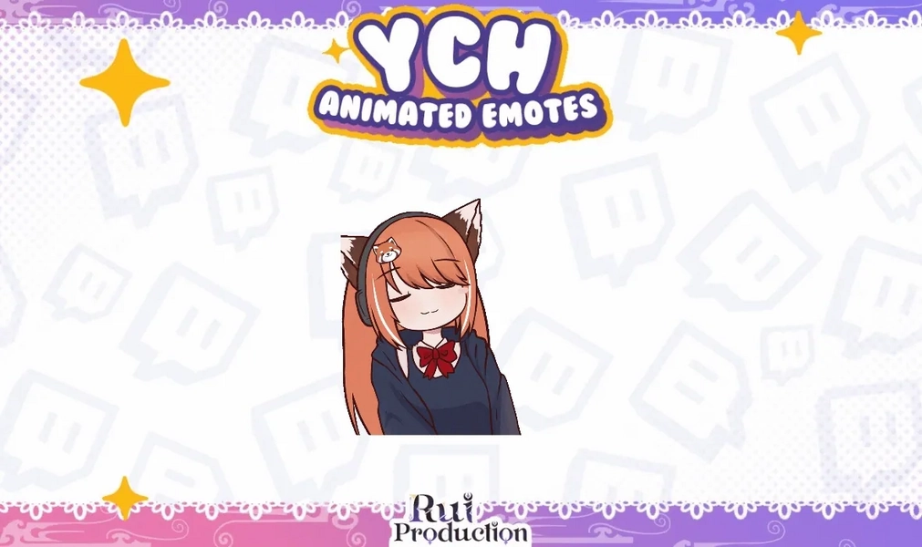YCH Animated Music Vibing Emote by Rui (@ruiproduction)