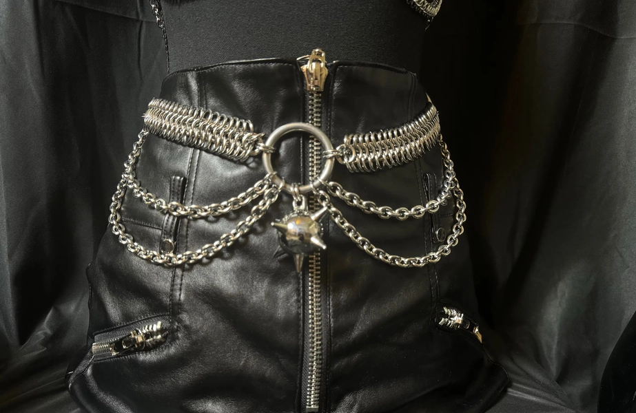 Chainmail flail belt