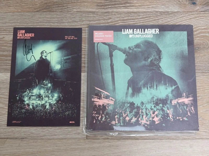 Liam Gallagher Vinyl + Signed Unplugged Lithograph