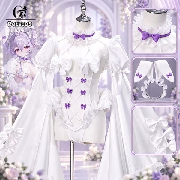ROLECOS Nikke Game Goddess of Victory Liberalio Costume Cosplay Medusa Abito Bianco Sexy per Donne Outfit per Feste di Halloween e Roleplay - AliExpress 200000532
