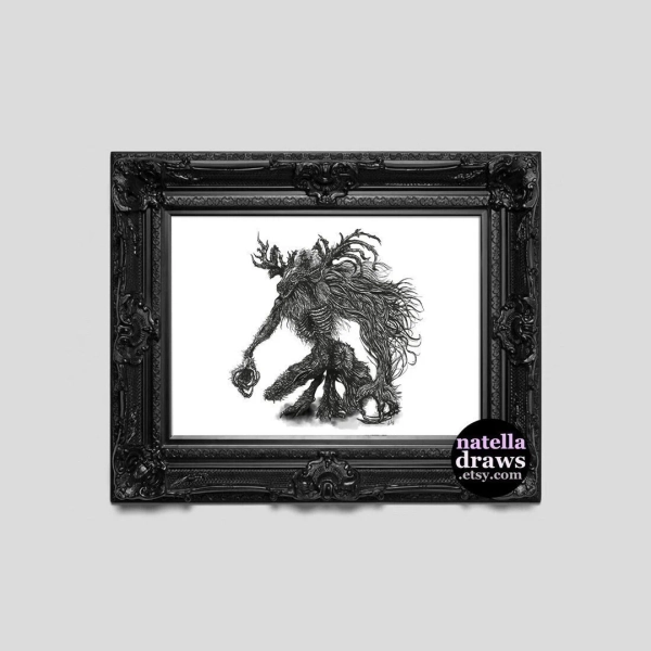 Bloodborne Cleric Beast Art Print, Bloodborne Poster - Etsy
