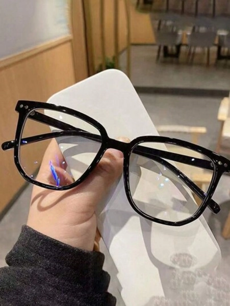 1/2pairs Women Glasses To Prevent Visual Fatigue, Watch Computer, Watch TV, Play Games And Watch Mobile Phones, Transparent Lens Eye Care Fashion Glasses Accessories For Women