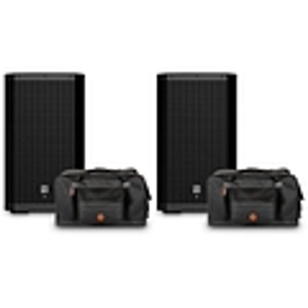 Electro-Voice ZLX-12P G2 Powered Speaker Pair With Road Runner Bags