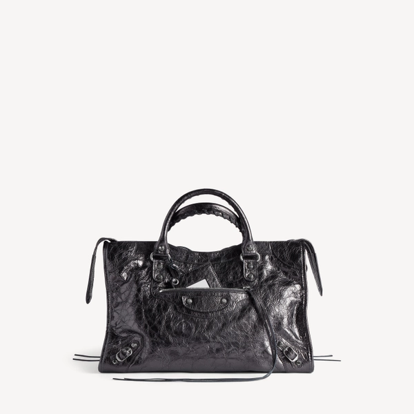 Women's Le City Bag Medium in Steel Grey