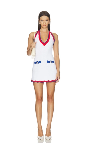 retrofete Florra Knit Dress in White. - size S