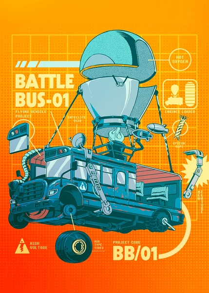 Fortnite Battle Bus Blueprint