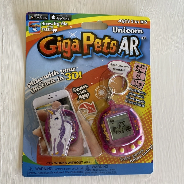 2018 Giga Pets AR Pink Unicorn Pet Purple NEW In Package
