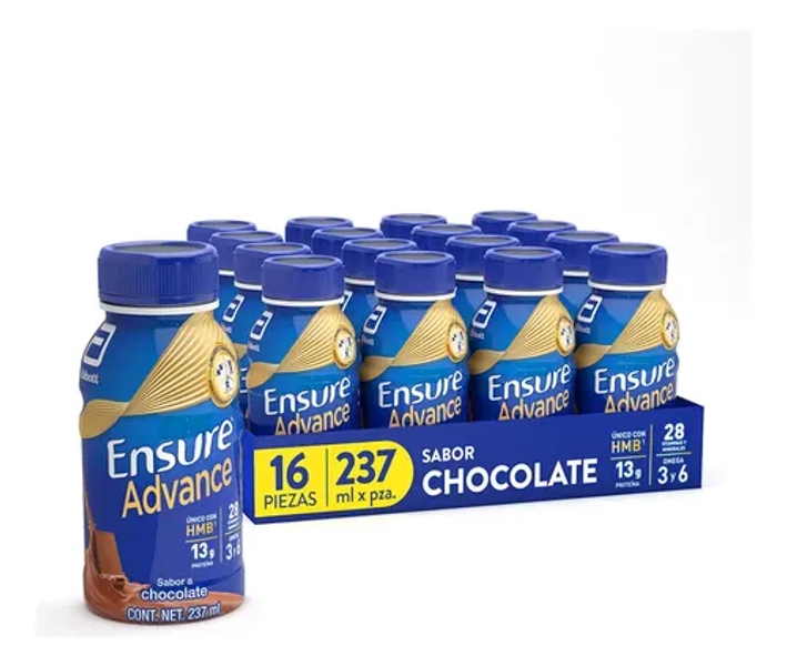 Pack X16 Bebidas Advance Sabor Chocolate 3792ml Ensure