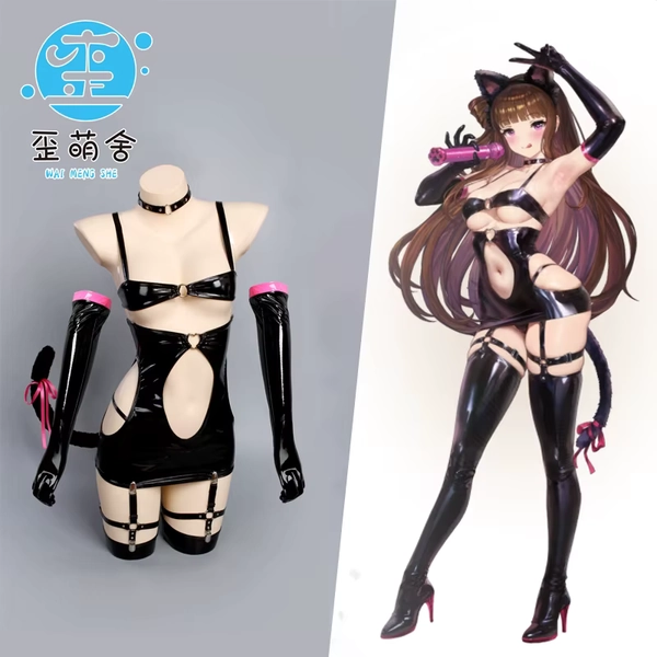 Game Cosplay Brown Dust 2 Helena Cosplay Costume Full Set - B for Stage Performance Helena Cat Cosplay with Tails - AliExpress 