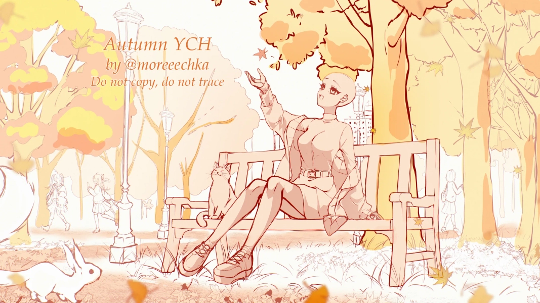 Autumn YCH ₊˚⊹ 🍂 by morichka ꩜ (@moreeechka)