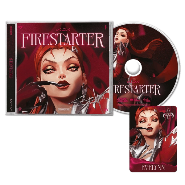 K/DA - FIRESTARTER CD (Evelynn Edition)