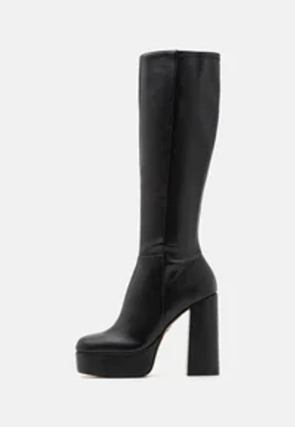 ALBIE - Plateaustiefel - black