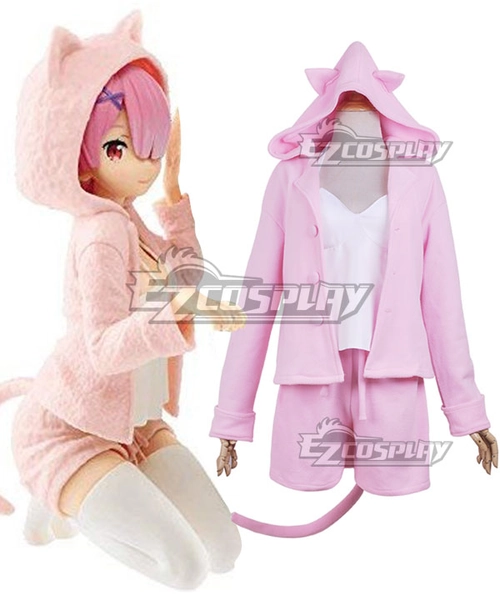Re: Life In A Different World From Zero Ram Pajamas Cosplay Costume